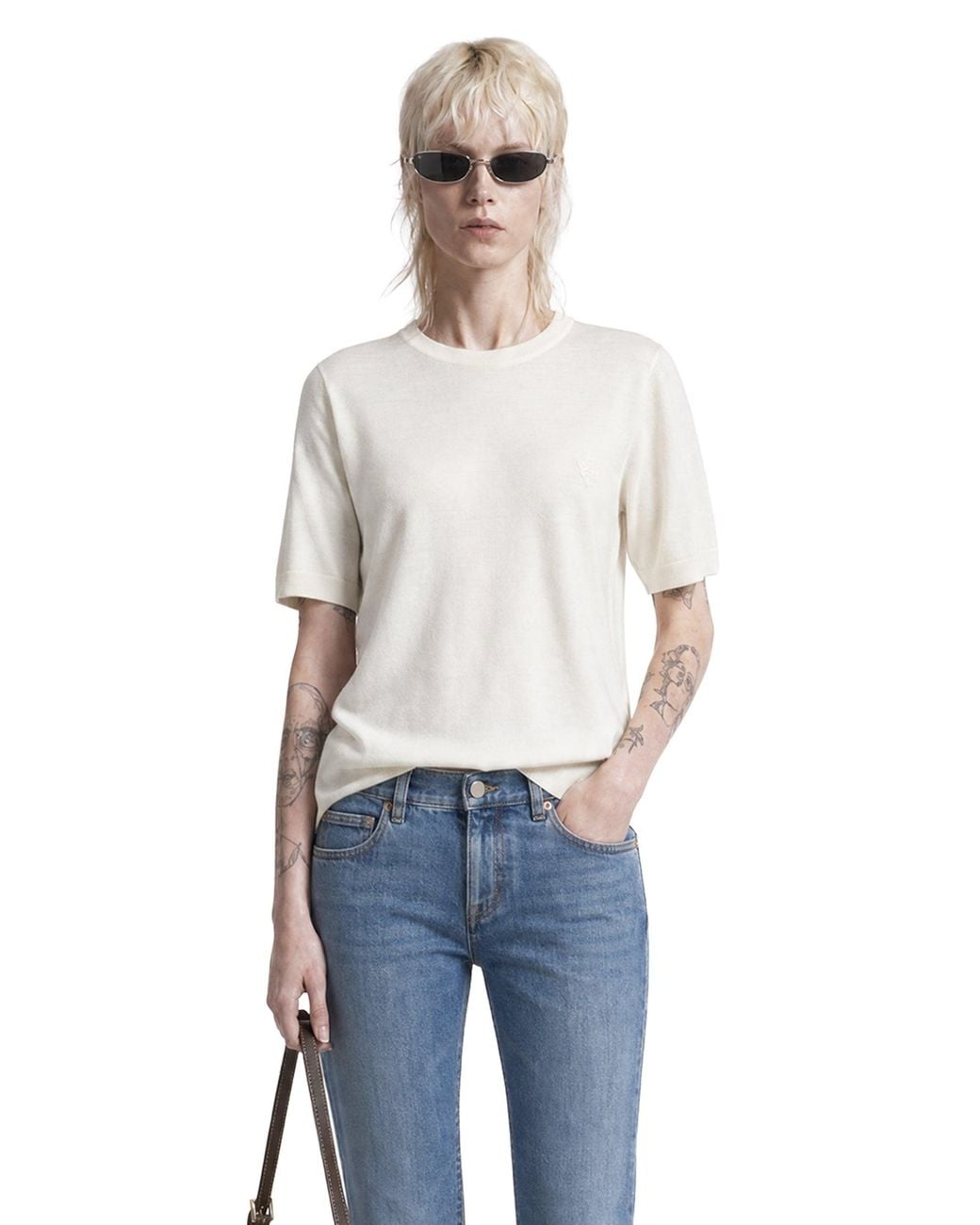 Gucci White Fine Wool Sweater