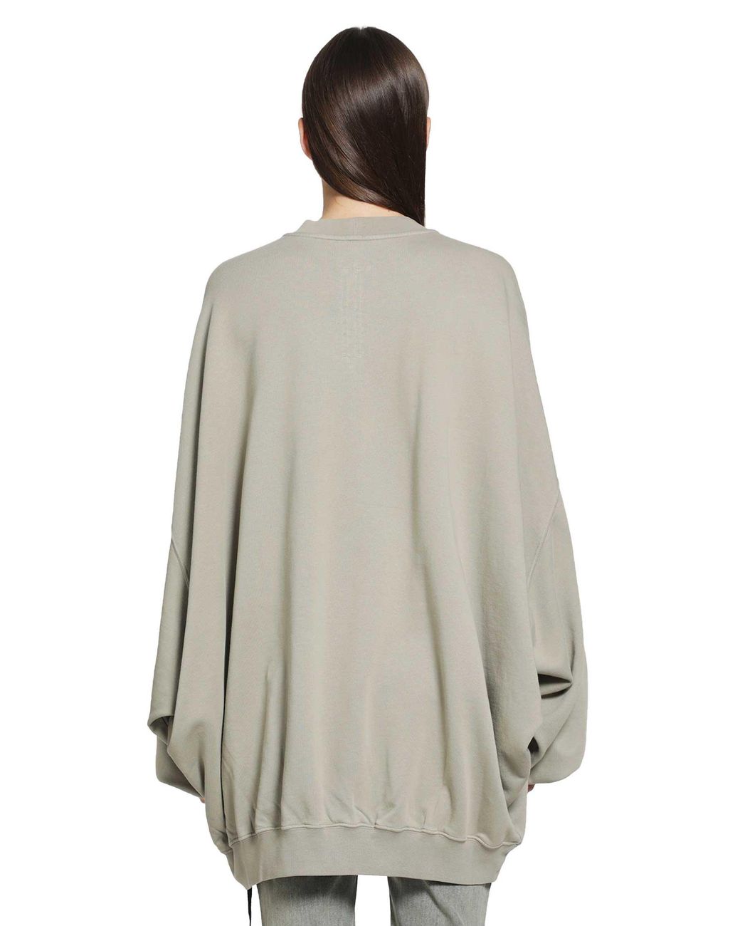 Rick Owens Gray Tower Hun Sweatshirt