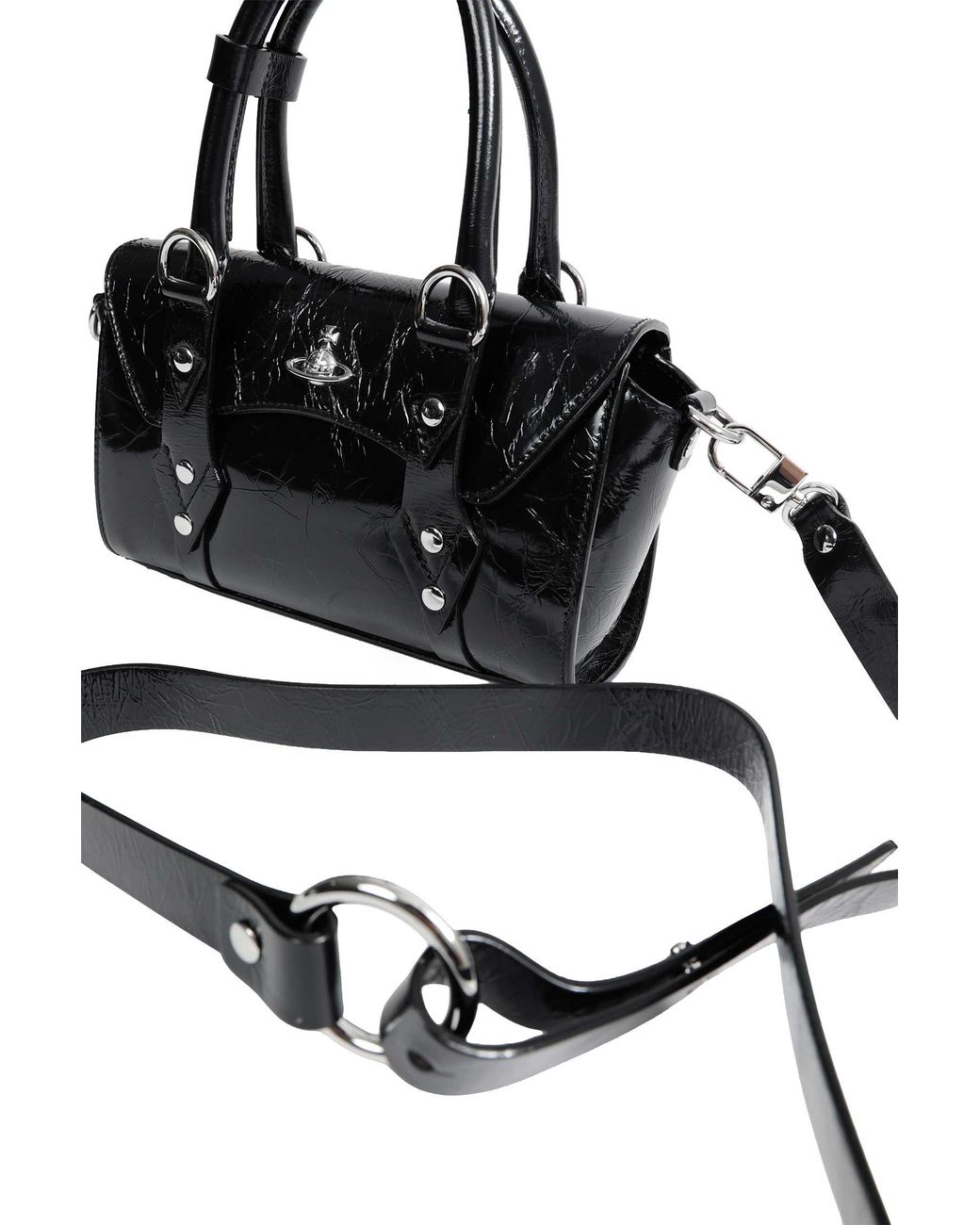 Vivienne Westwood Black Bettina Mini Crossbody Bag