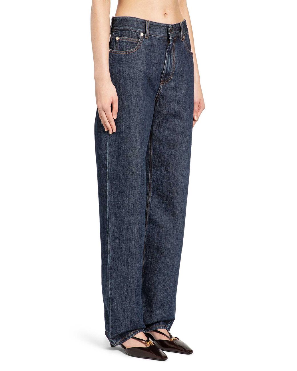 Fendi Blue Long Jeans