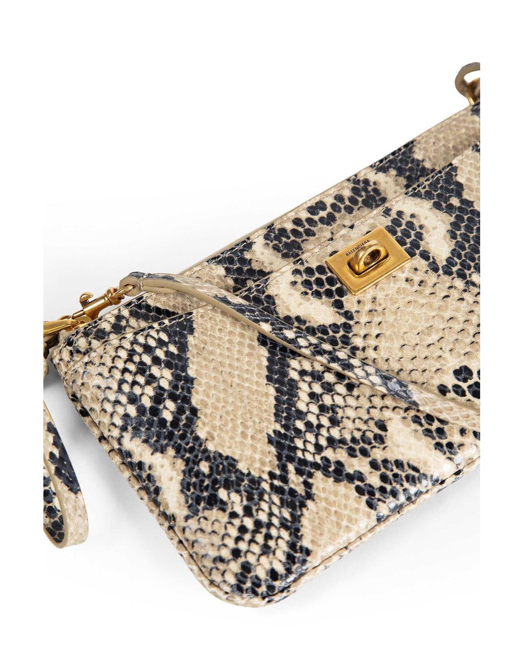 Balenciaga Metallic Rodeo Phone Pouch