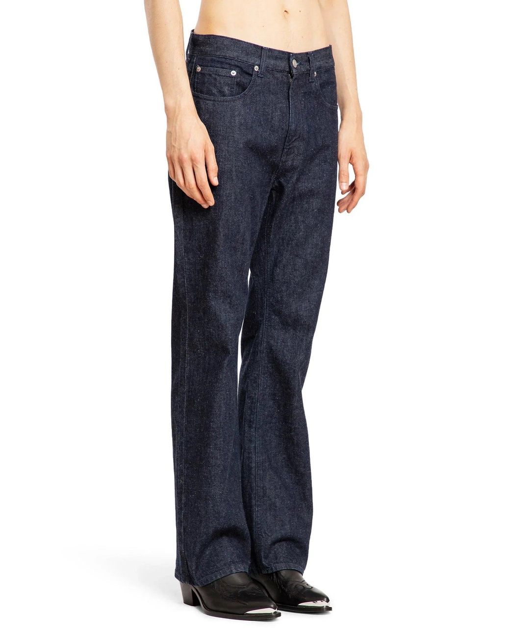 Second Layer Blue Valluco 5 Pocket Jeans for men