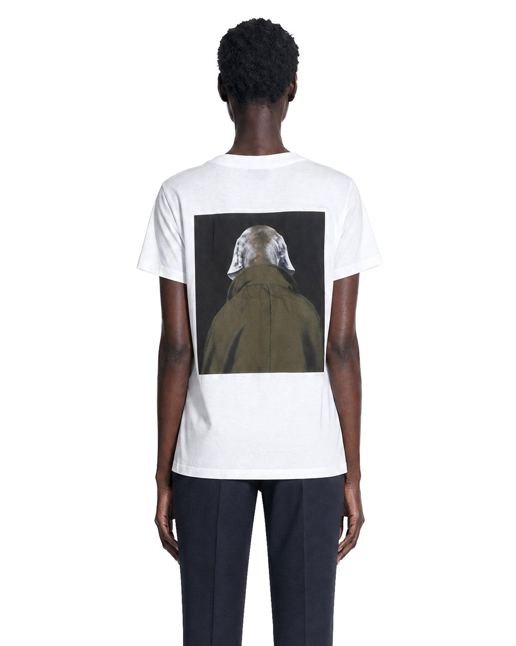 Max Mara White William Wegman Print T-Shirt