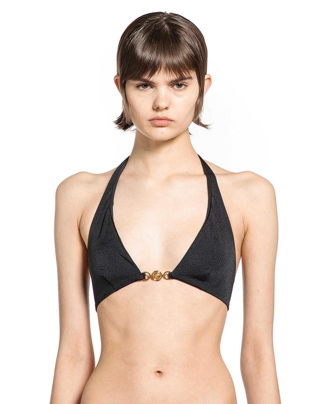 Versace Black Bikini Top