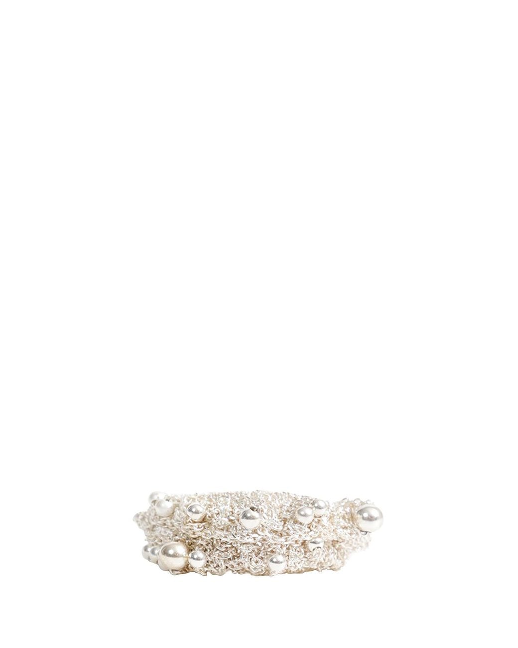 AETHER THEORIES White The Convertible Mirethread Cuff