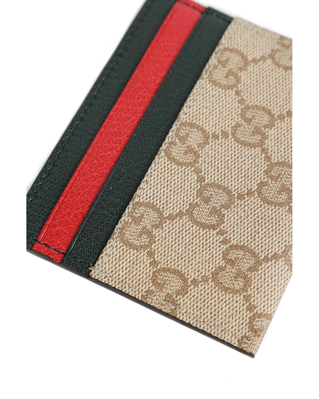 Gucci Red Card Holder With Slots