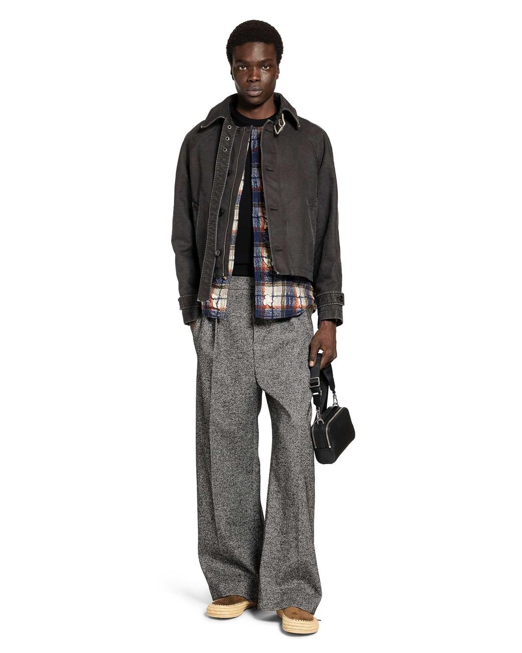 Loewe Black Belted Jacket for men