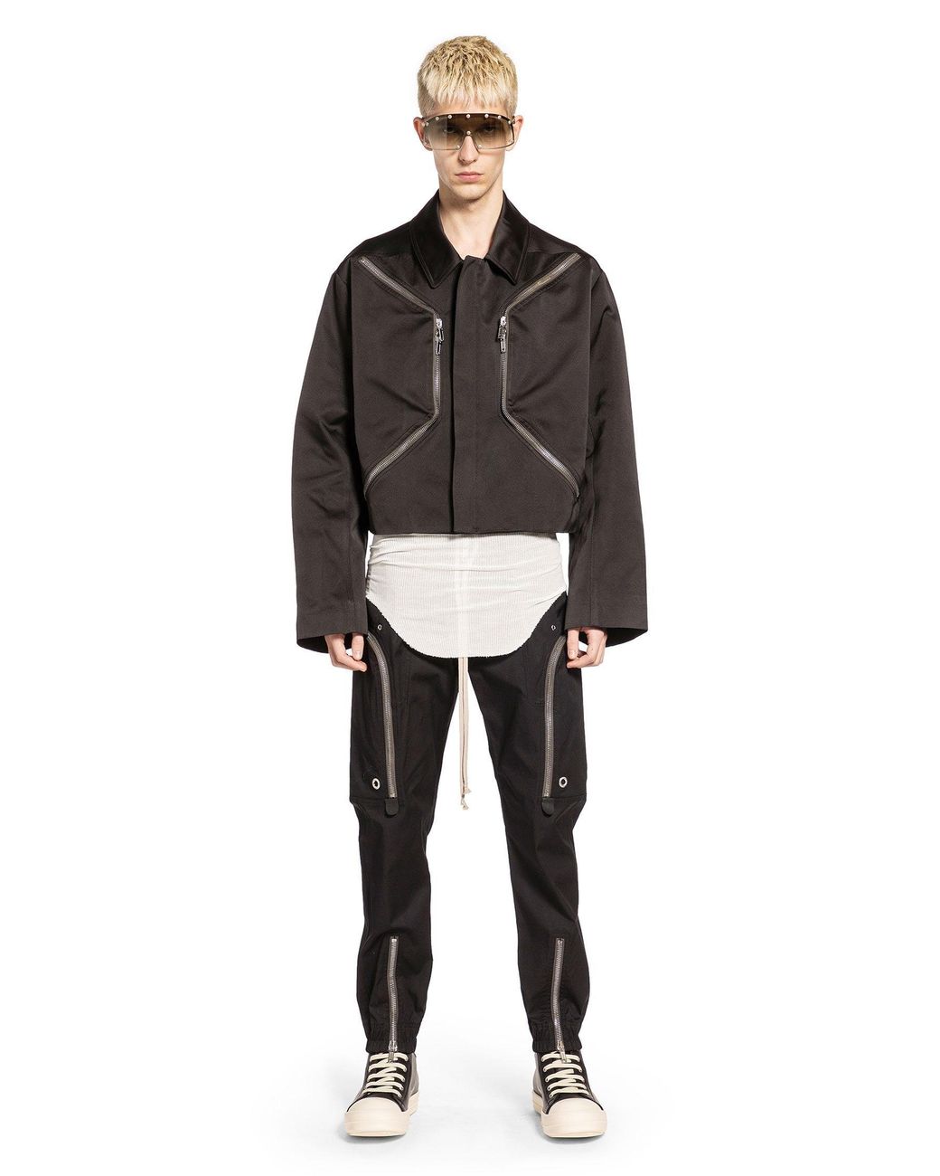 Rick Owens White Forever Basic Rib Tank for men