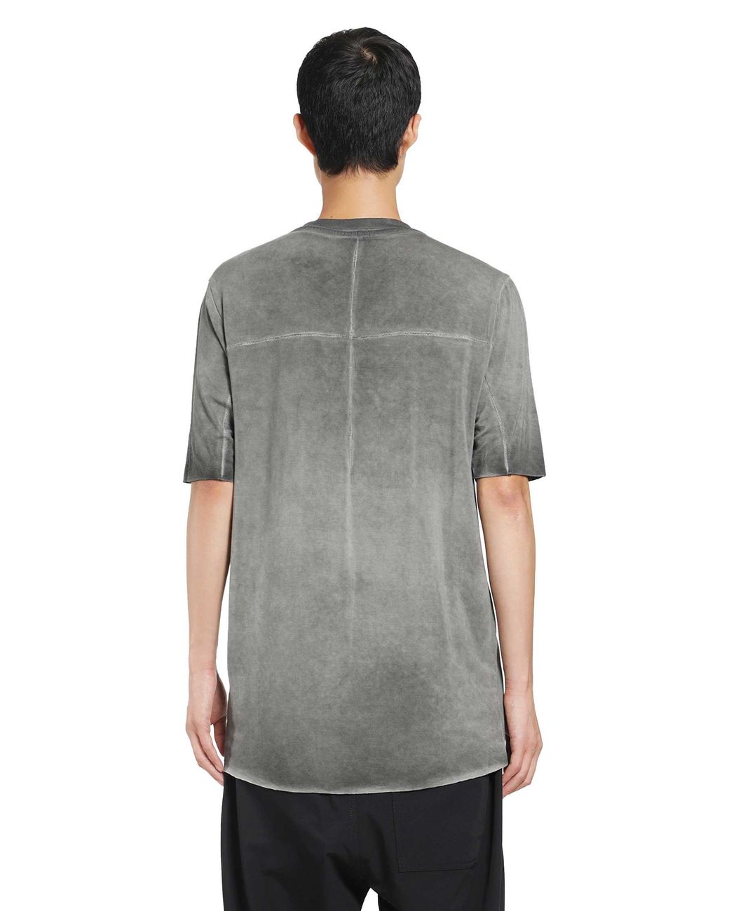 Thom Krom Gray Viscose Jersey T-Shirt for men