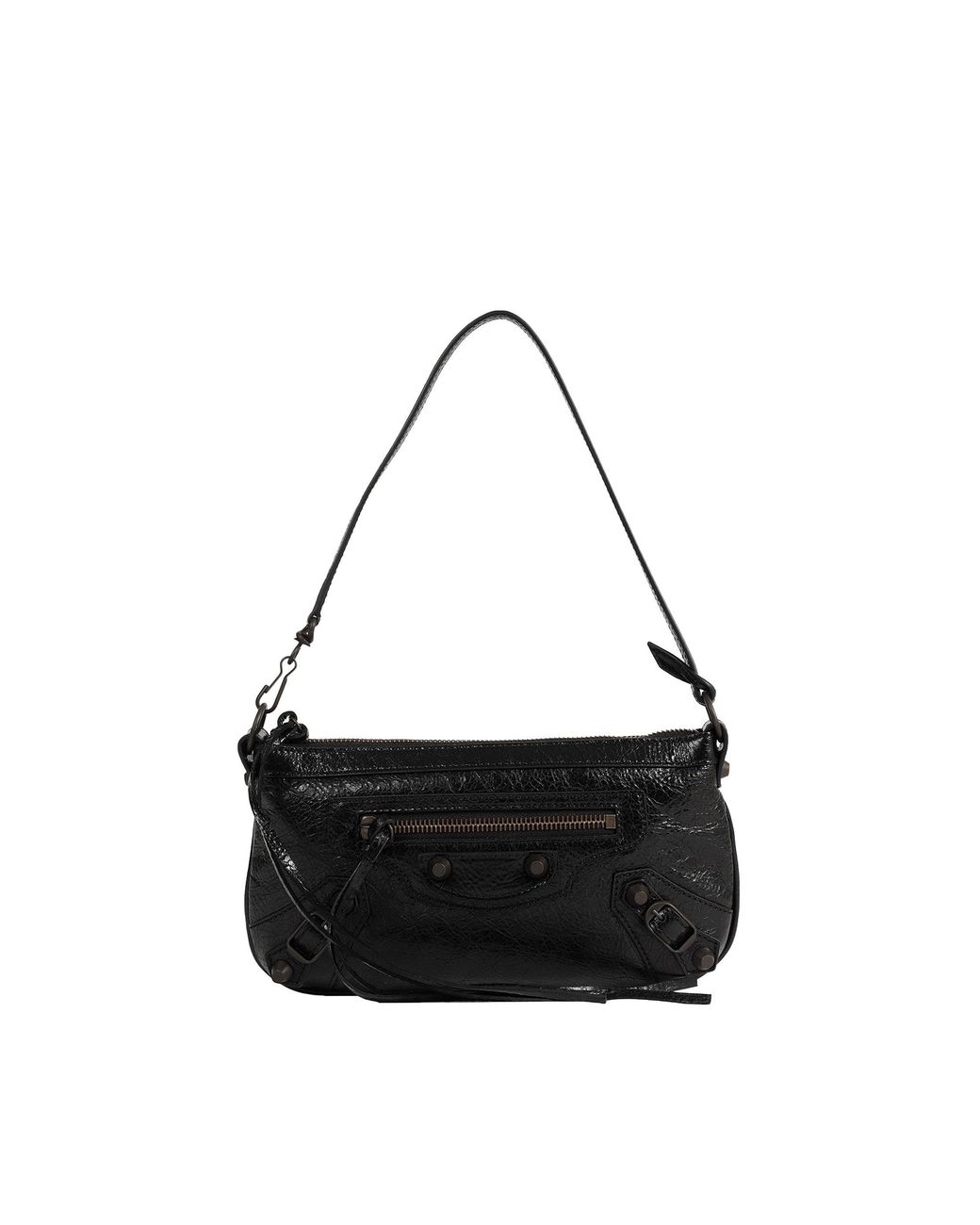 Balenciaga Black Le City Pouch On Strap Bag