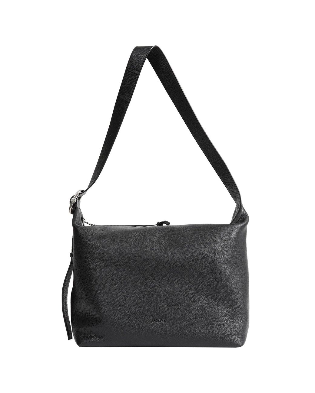 Loewe Black Large Loop Hobo Bag for men