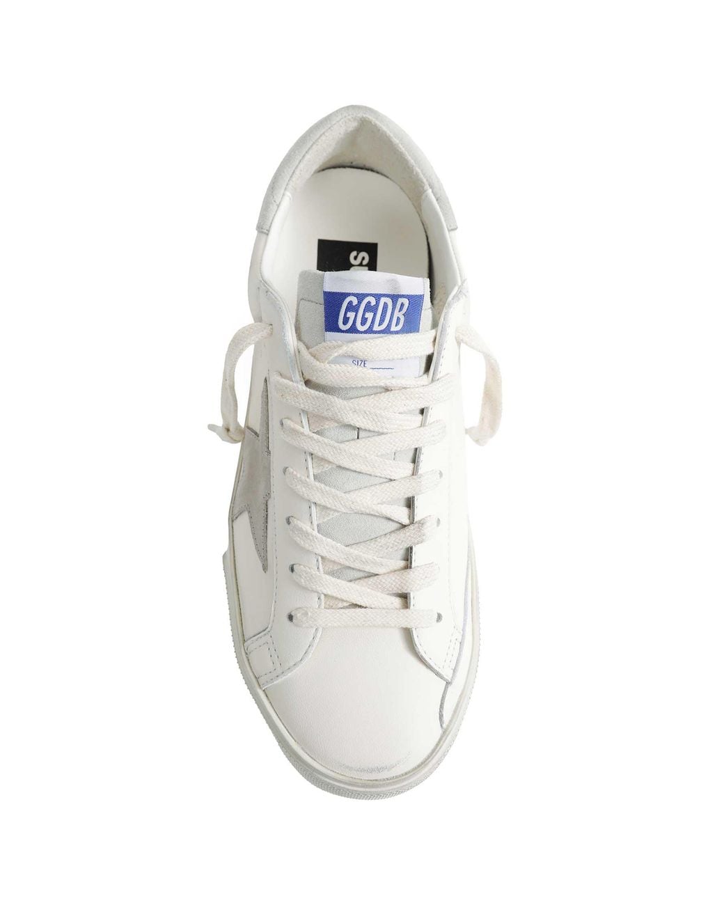 Golden Goose Deluxe Brand White Super-Star Sneakers for men