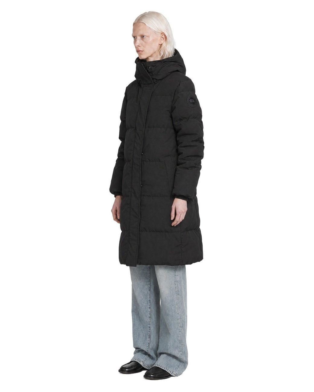 Canada Goose Black Louise Parka Tonal Disc