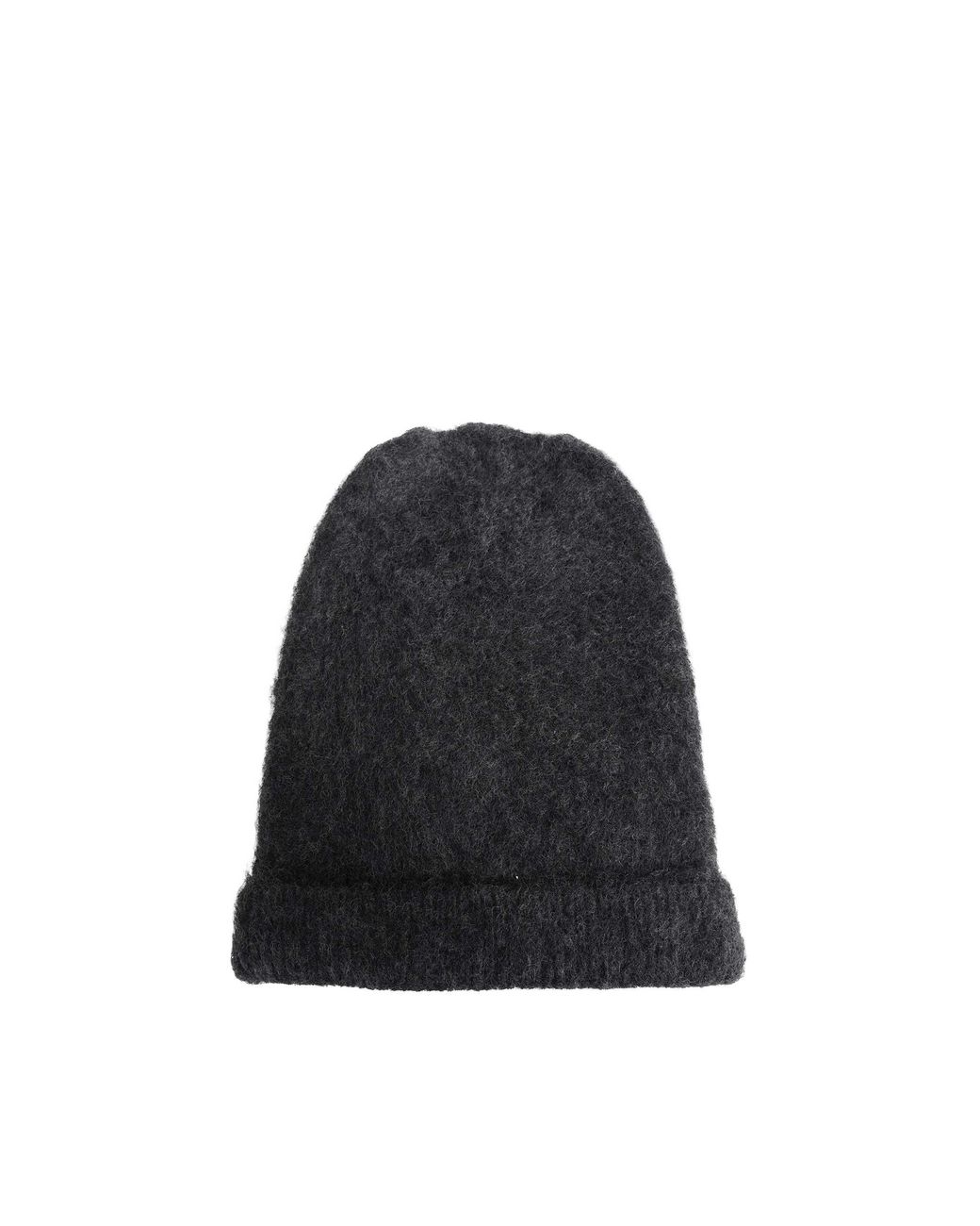 Maison Margiela Black Alpaca Wool Beanie