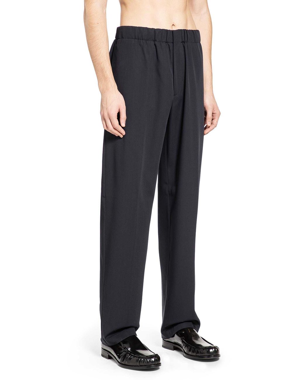 Lardini Blue Linen Cotton Silk Trousers for men