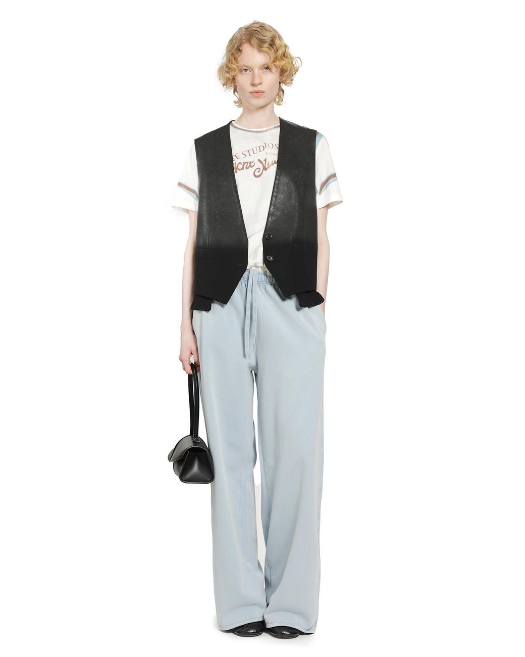 Acne Black Gradient Vest