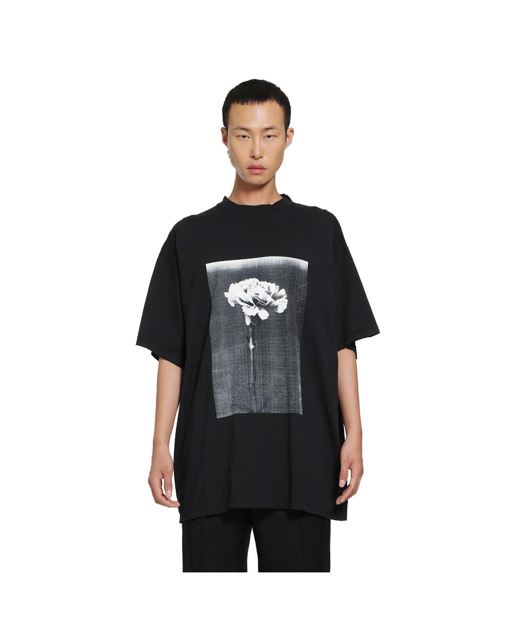 Balenciaga Black The Song Of The Highest Tower T-Shirt for men