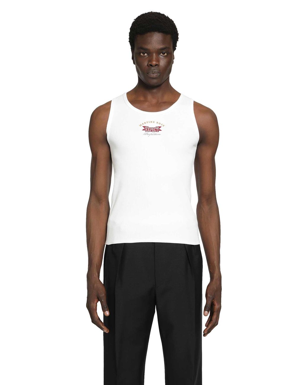 Martine Rose White Expect Perfection Vest for men