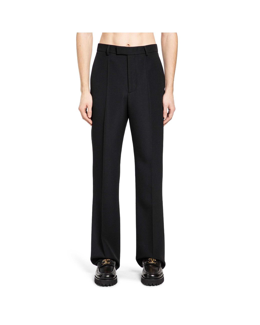 Valentino Black Wool Pants for men