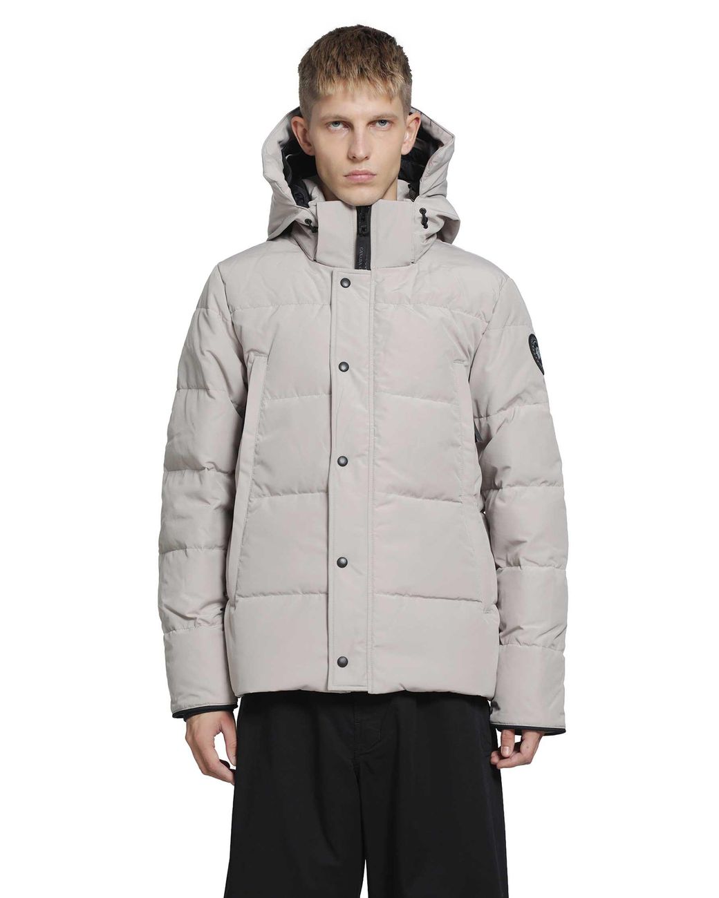 Canada Goose Gray Wyndham Parka Label for men