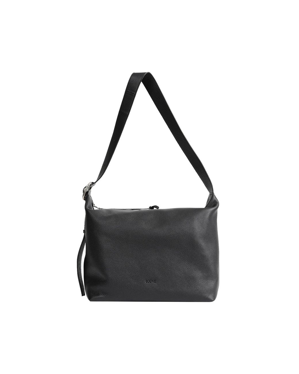 Loewe Black Large Loop Hobo Bag for men