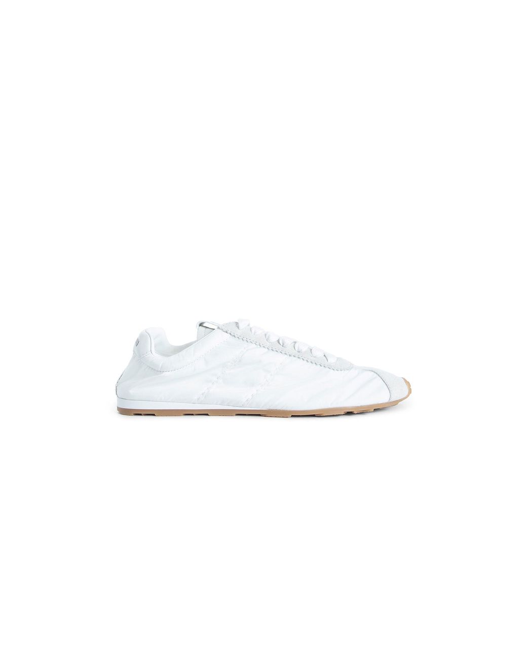 Miu Miu White Plume Sneakers