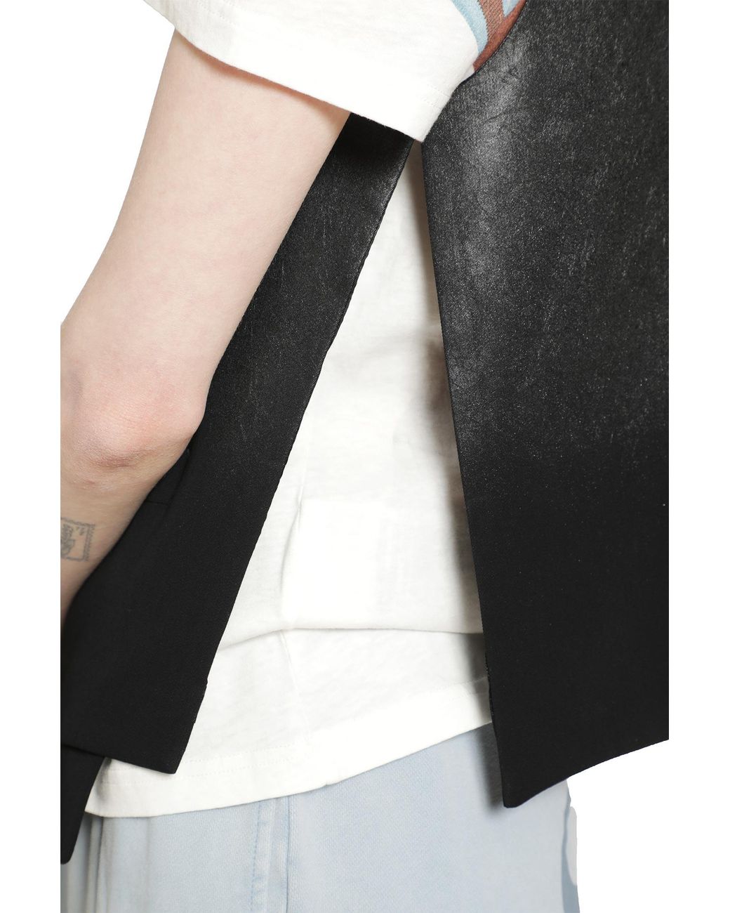 Acne Black Gradient Vest