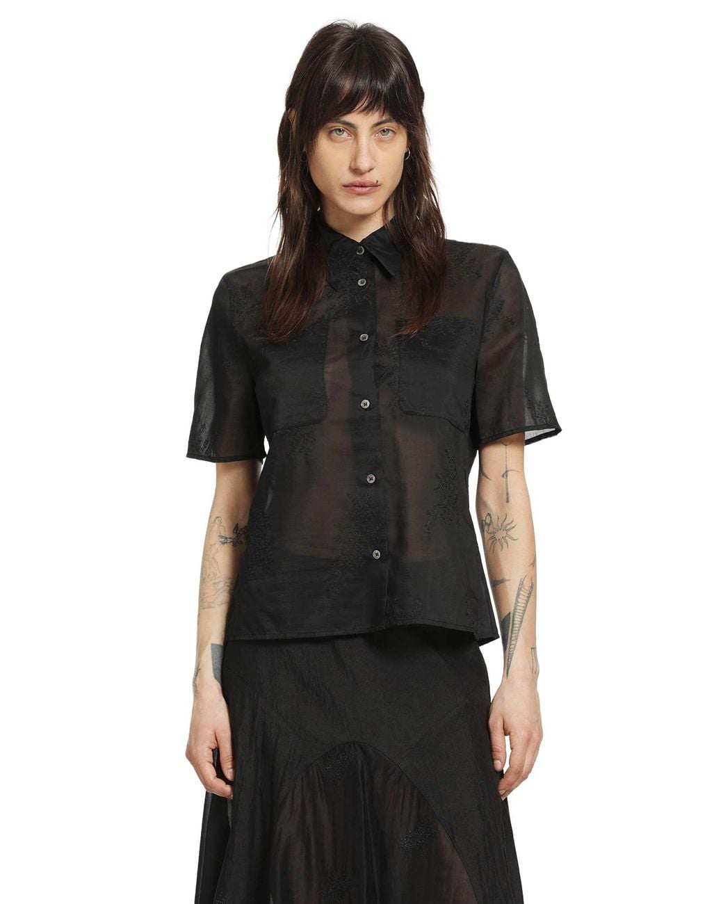 Our Legacy Black X-Ray Shirt