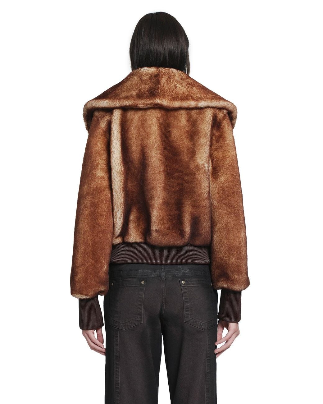 KNWLS Brown Eliza Shearling Jacket