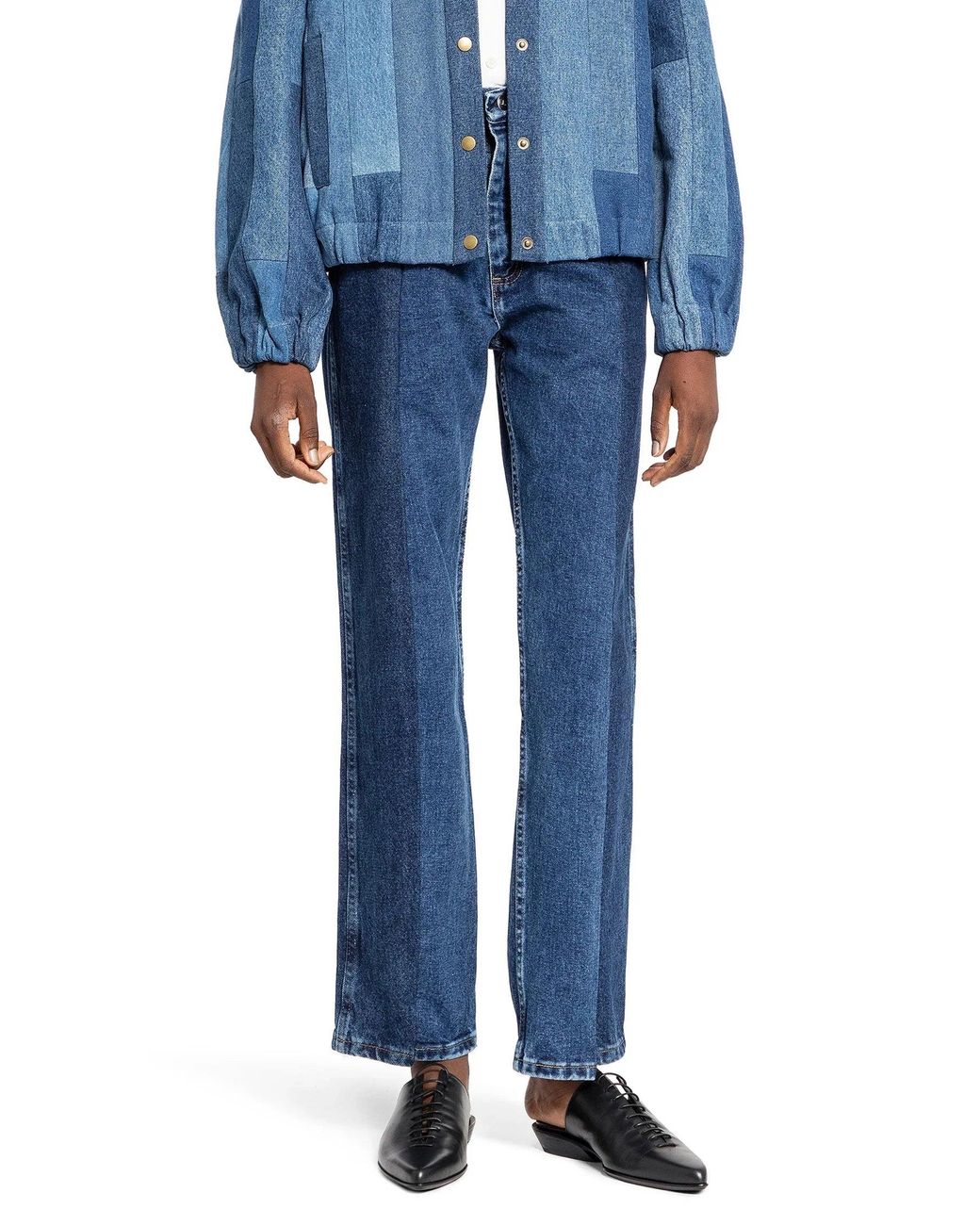 E.L.V. Denim Blue Boyfriend Jeans