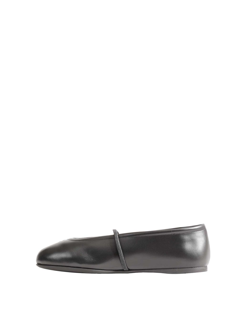 Miu Miu Black Leather Ballerinas