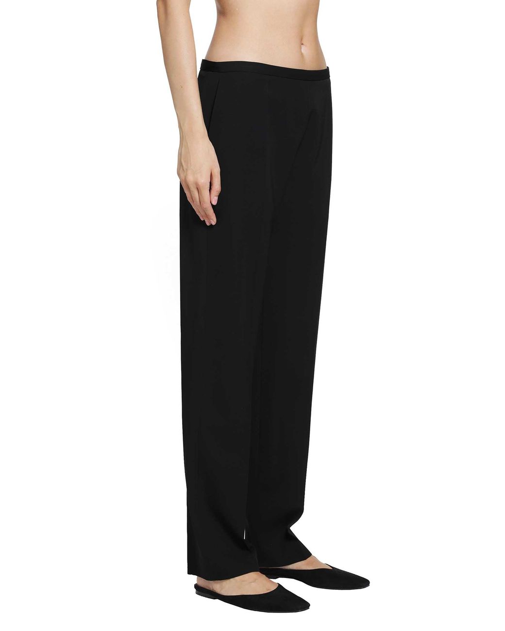 The Row Black Cyril Pants