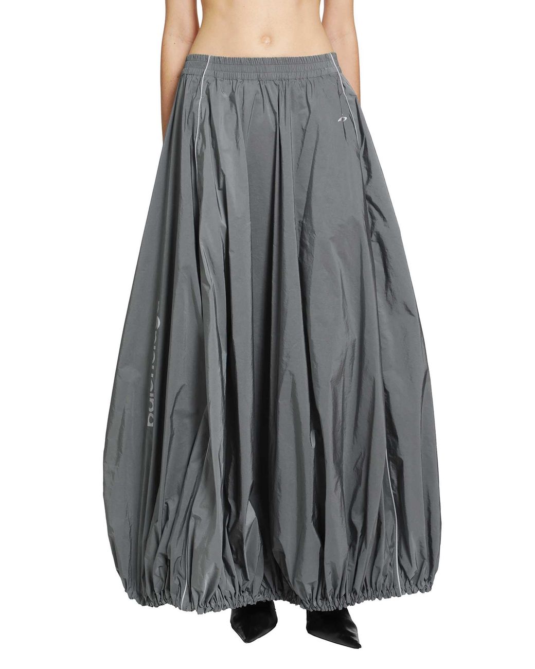 Balenciaga Gray Balloon Track Skirt