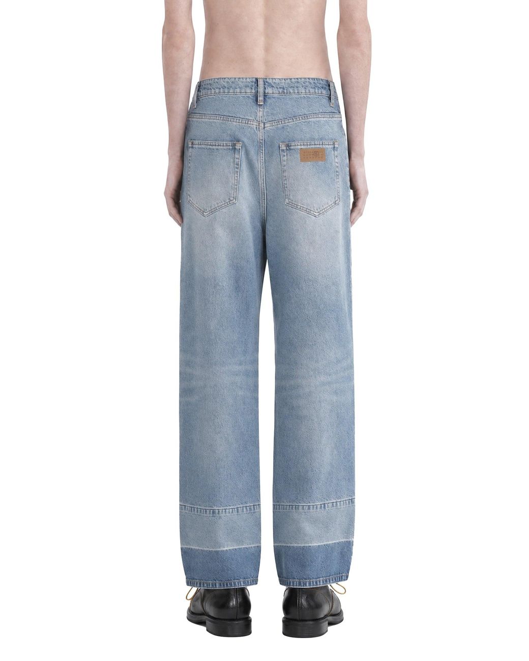 MM6 by Maison Margiela Blue Wide-Leg Jeans for men