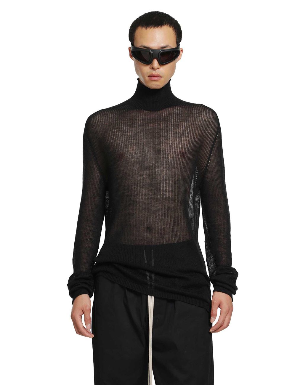Rick Owens Black Tower Oversized Turtle for men