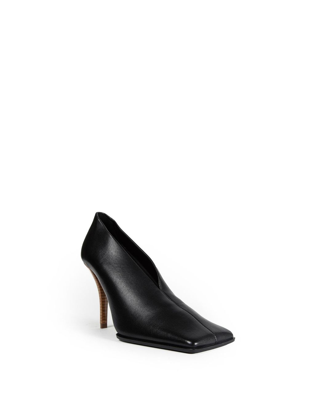 Alaïa Black Soft Square Leather Pumps