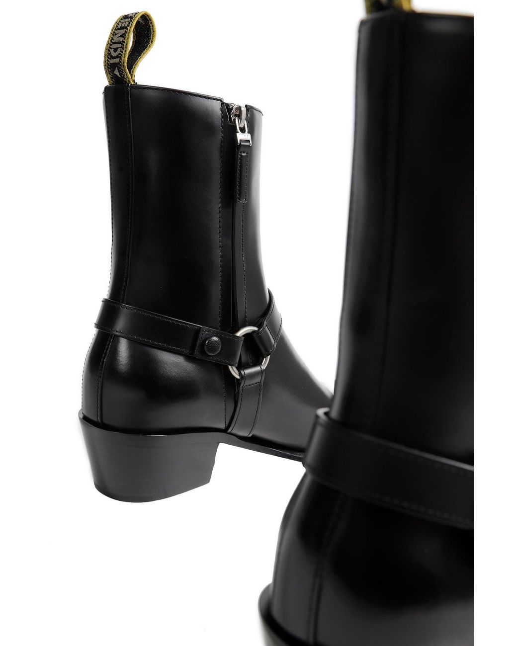 Fendi Black Double O Ankle Boots