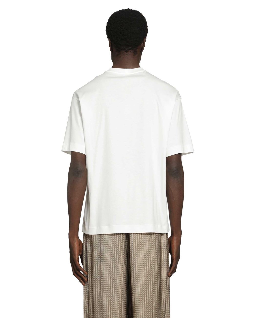 Giorgio Armani White 1975 Logo T-Shirt for men