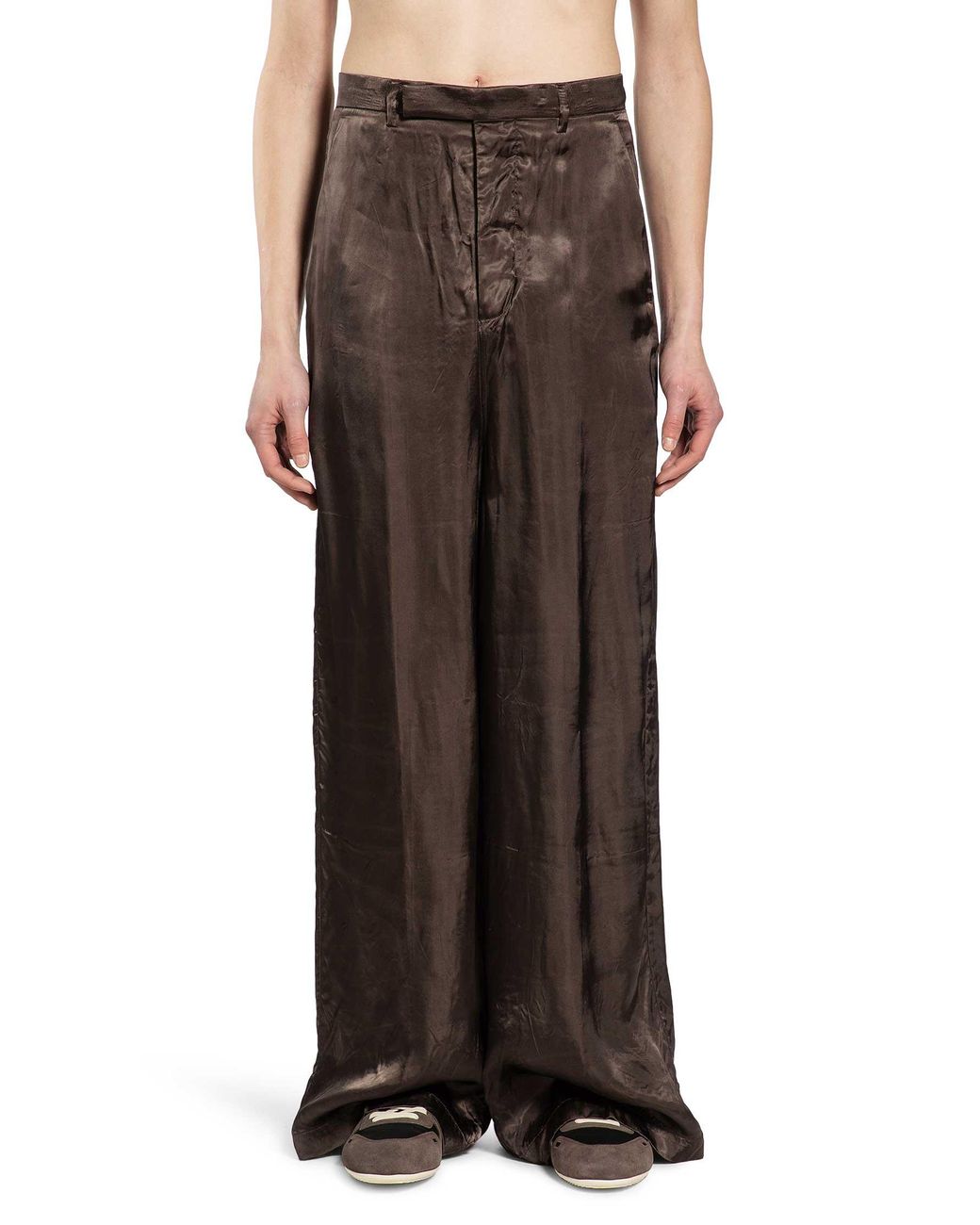 Rick Owens Brown Temple Tailored Firebanks for men