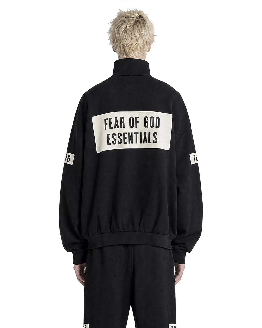 Fear Of God Black Track Jacket for men