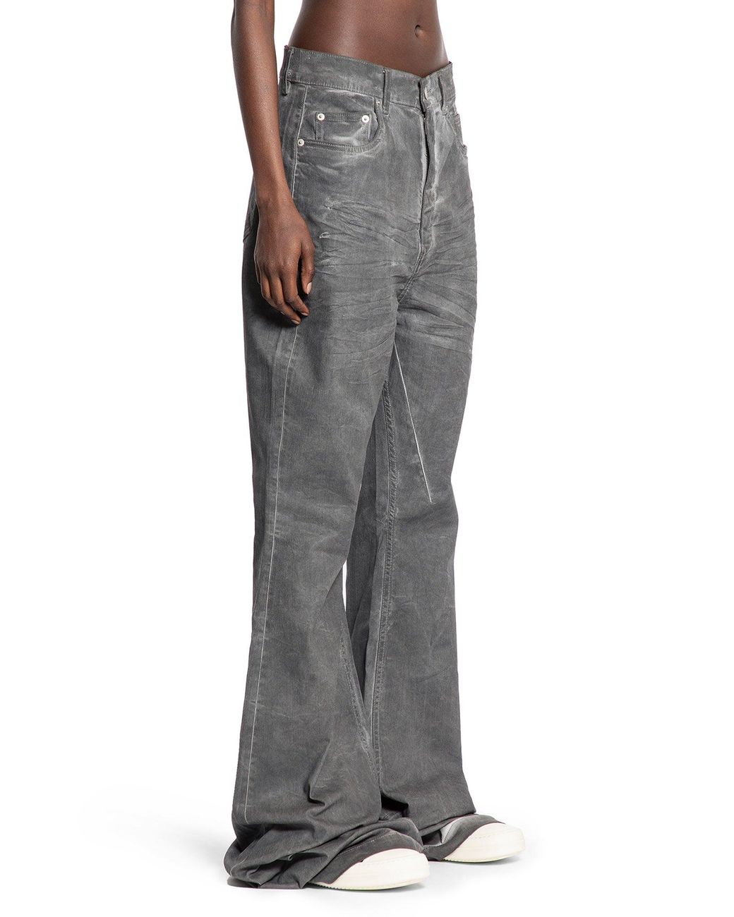 Rick Owens Concordians Bolan Bootcut in Gray | Lyst