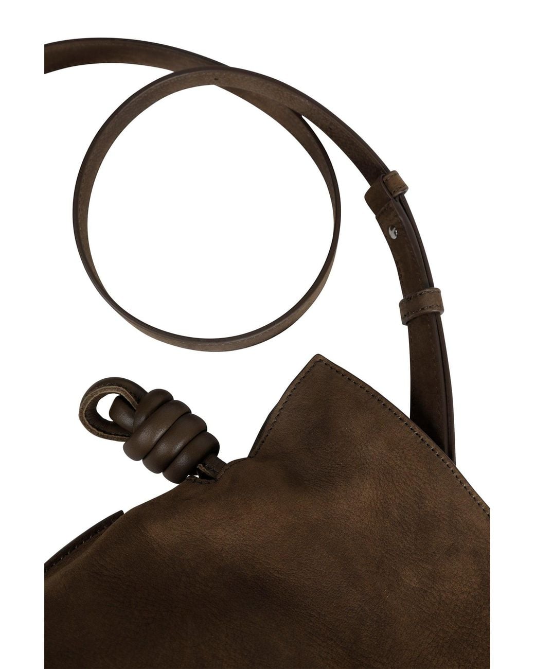 Loewe Brown Medium Flamenco Clutch