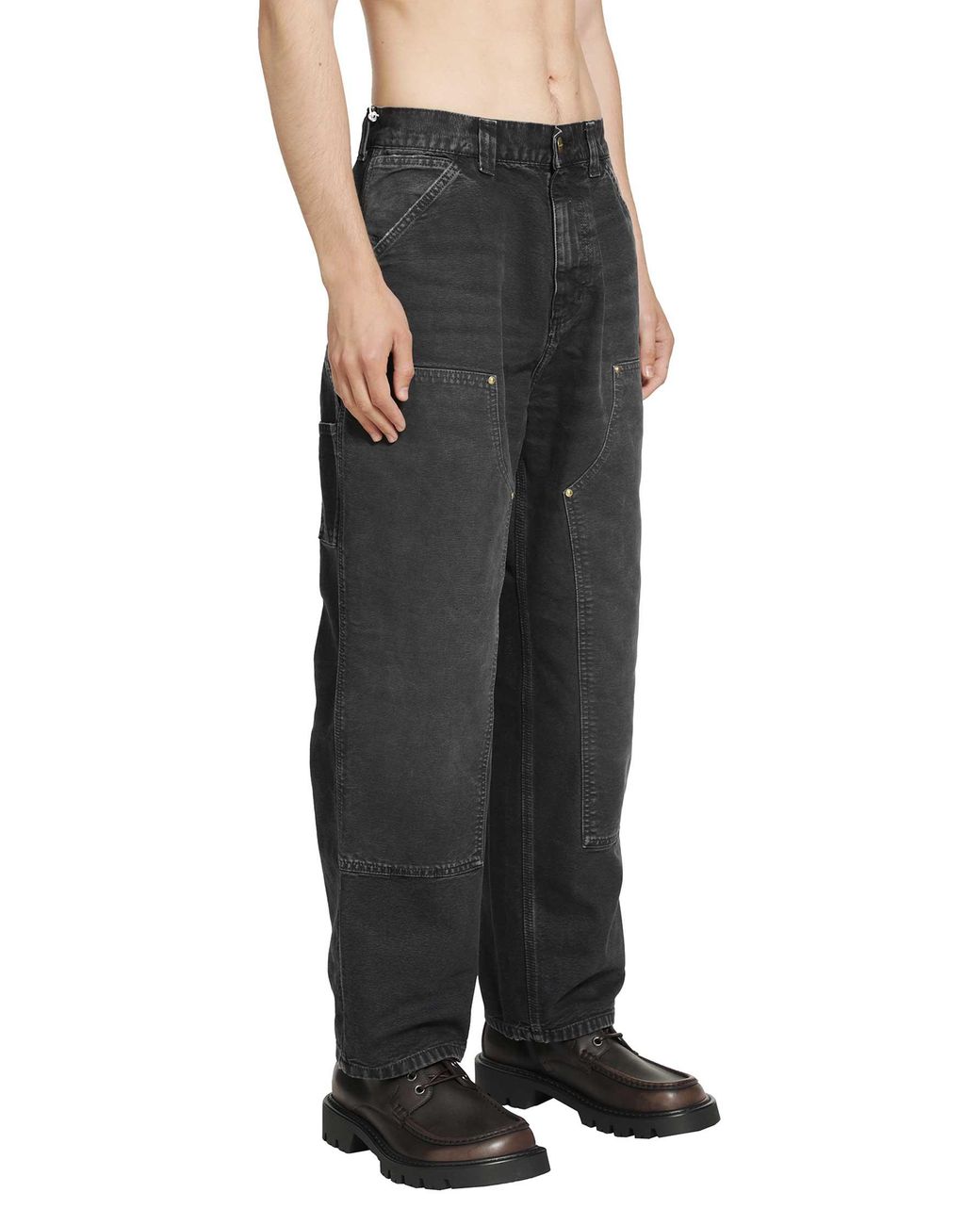 Carhartt Black Og Double Knee Pants for men