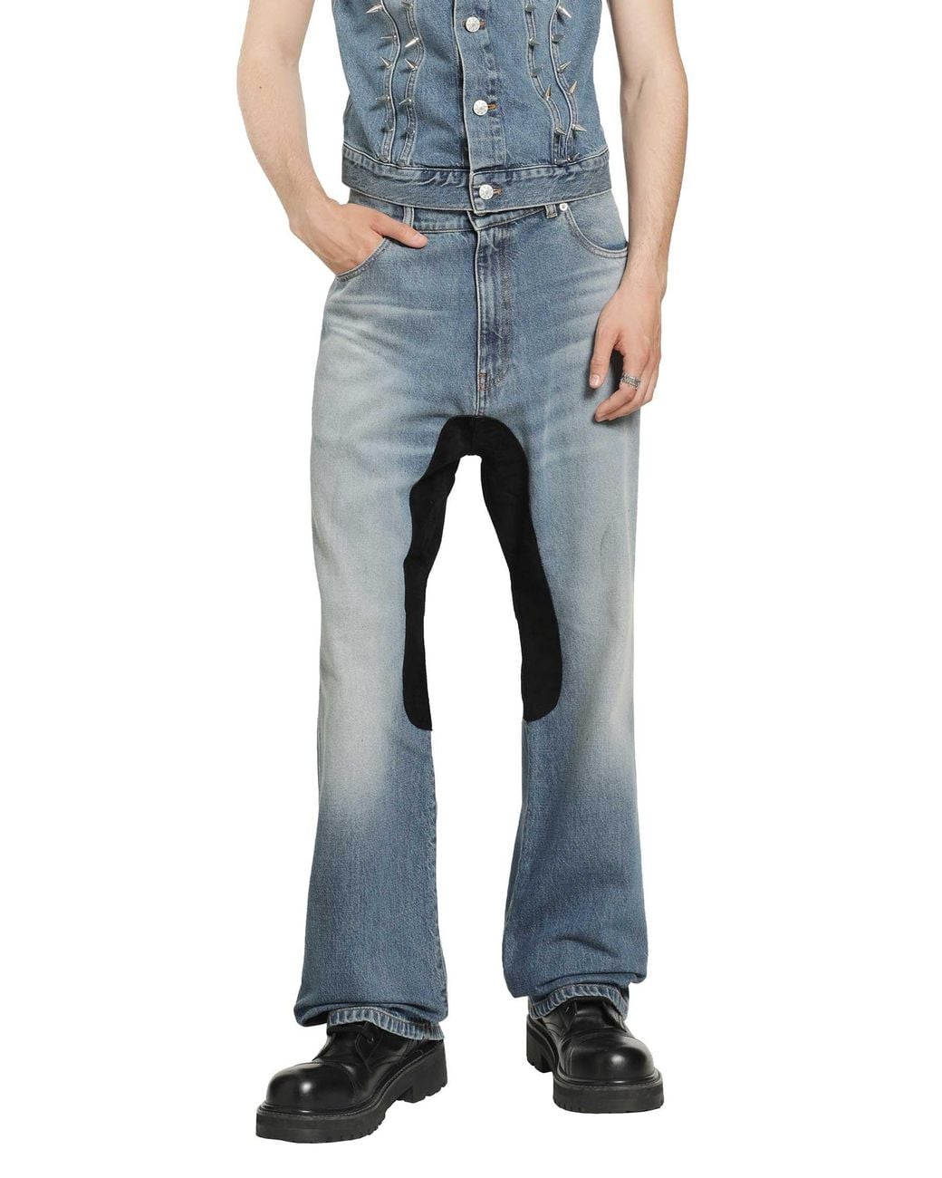 Marking Distance Blue Saddle Denim for men