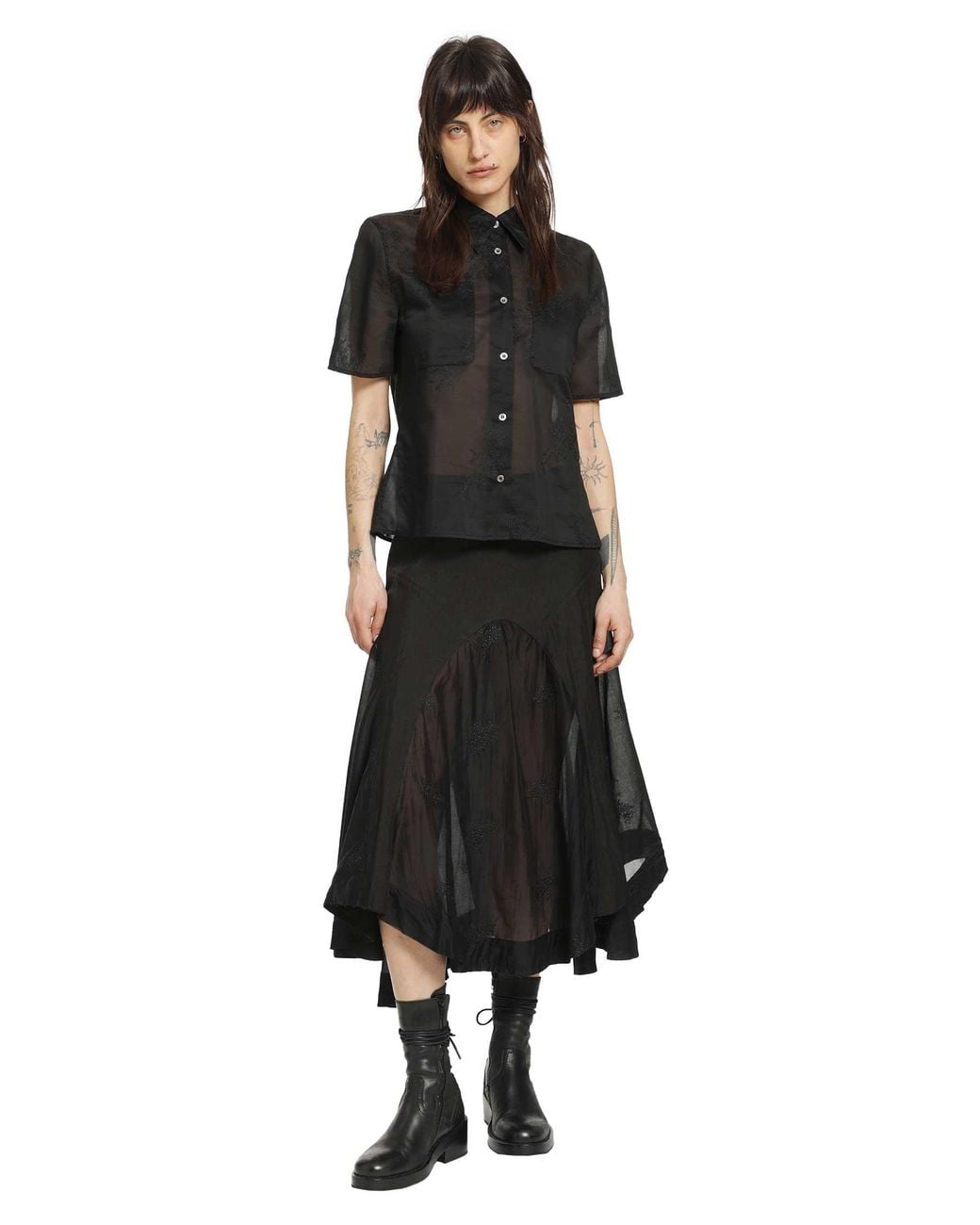Our Legacy Black X-Ray Shirt