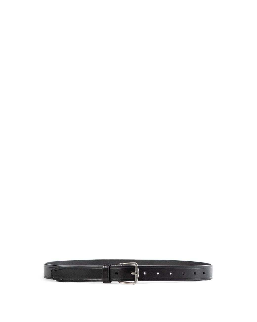 Ann Demeulemeester Black Willow Leather Belt