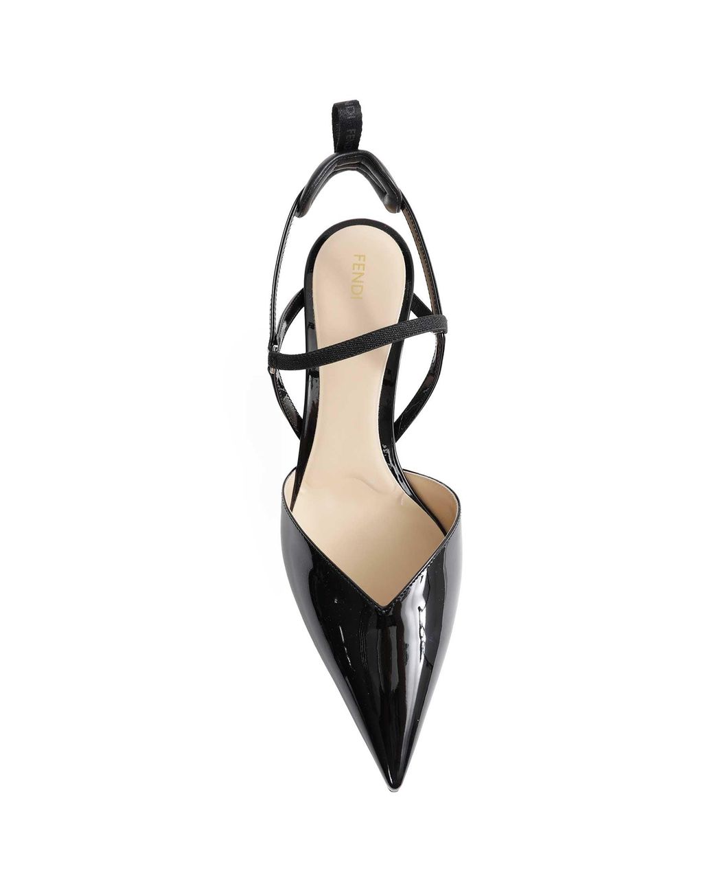 Fendi Black Very Colibrì Slingback Pumps
