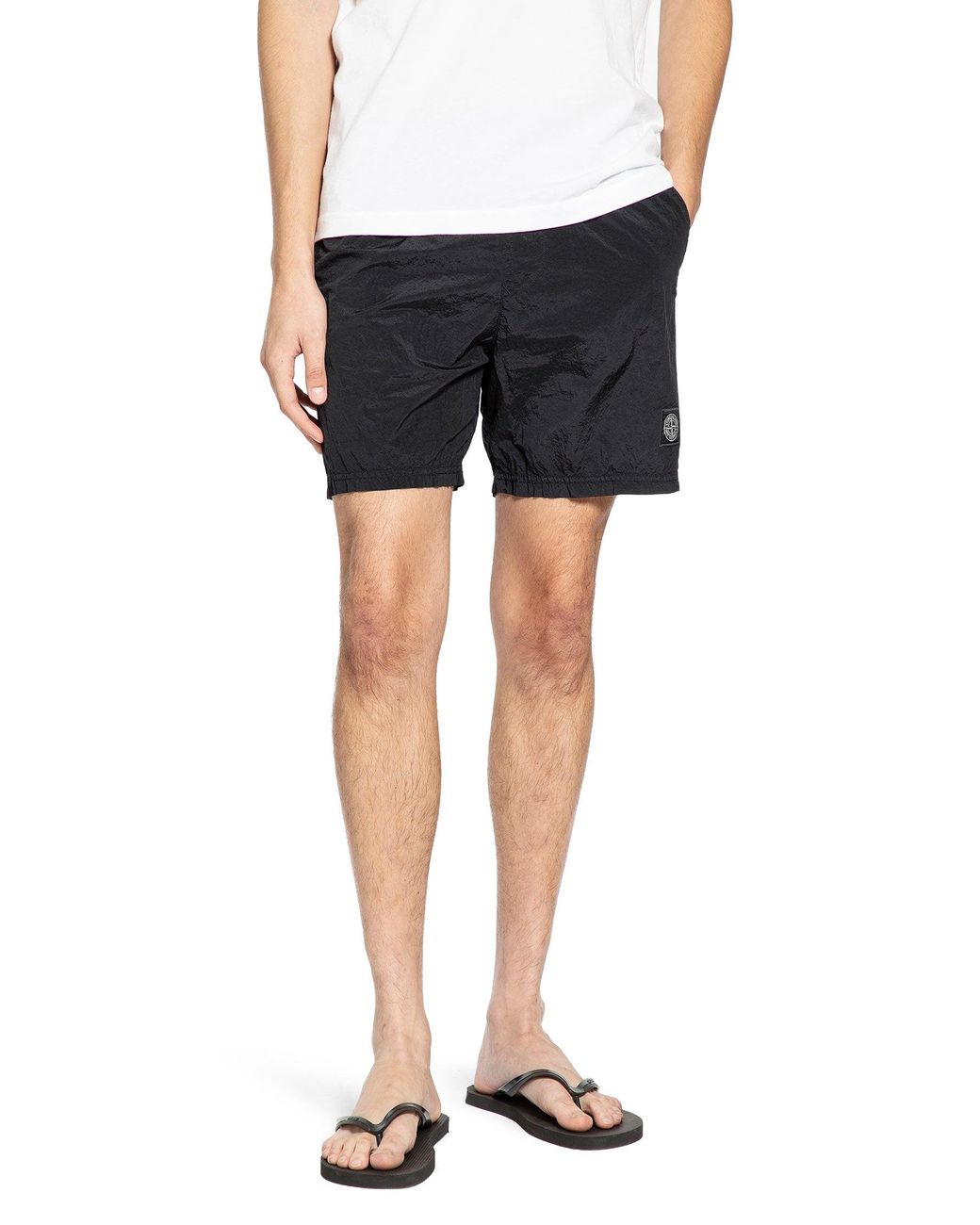 Stone Island Blue B100004 Nylon Metal Swim Shorts for men