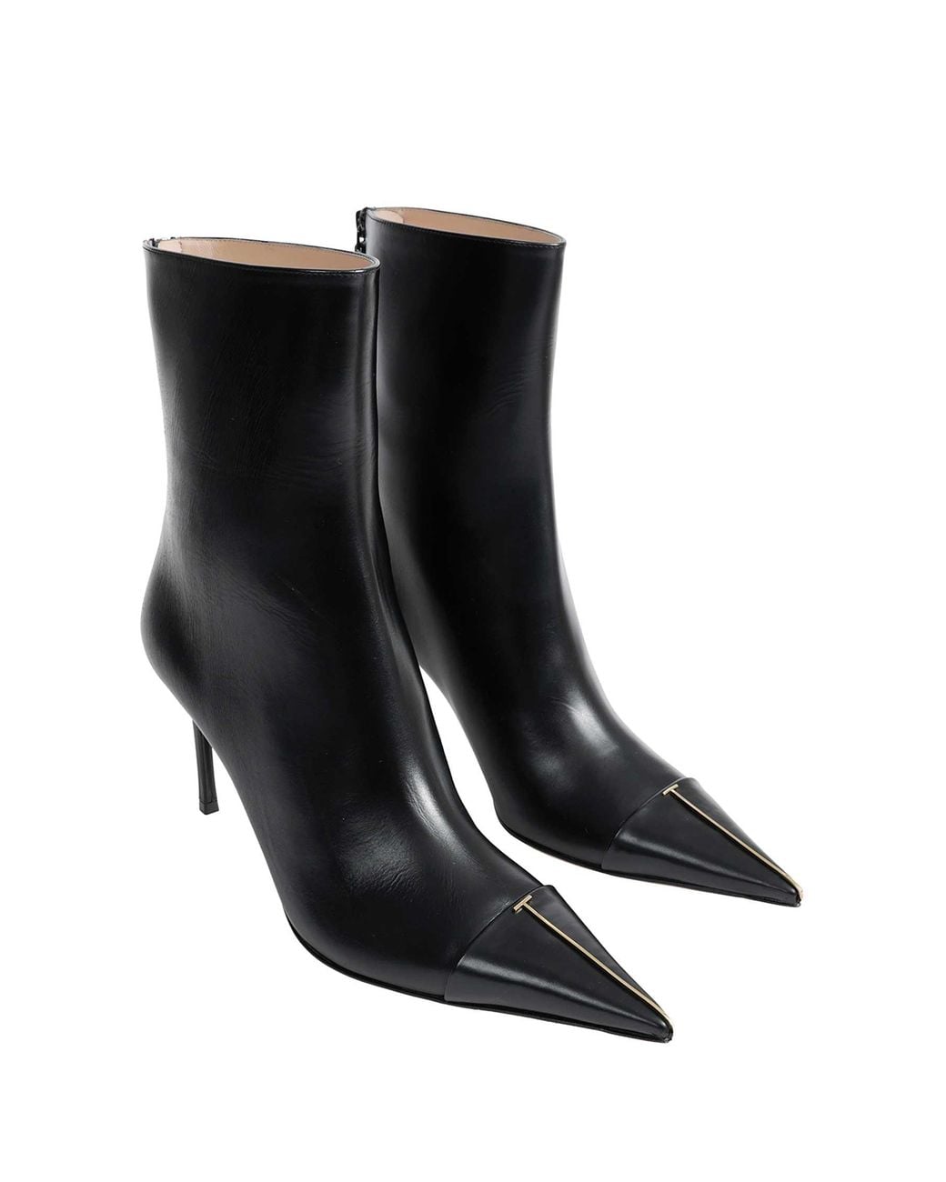 Tom Ford Black T Ankle Boots