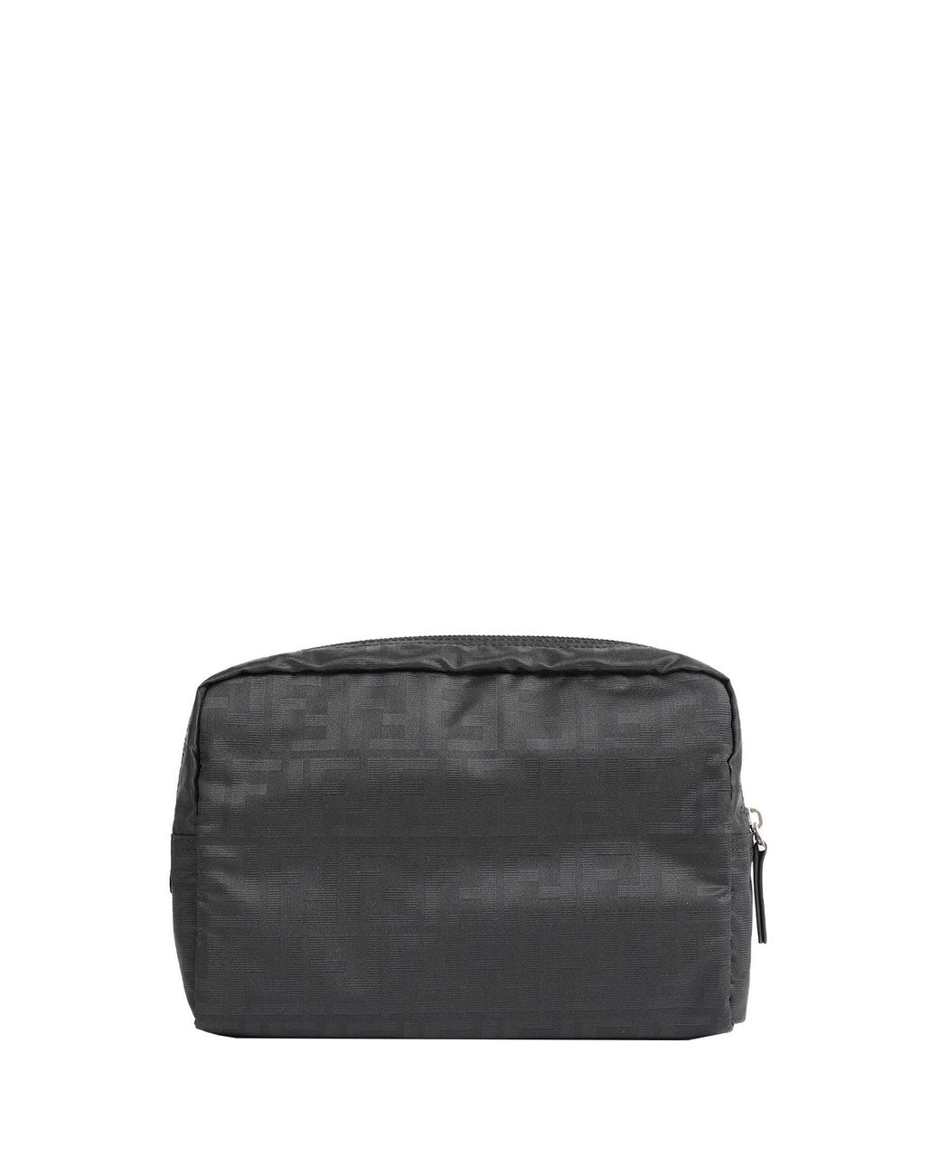 Fendi Black Superlight Ff Zucca Fabric Toiletry Case for men